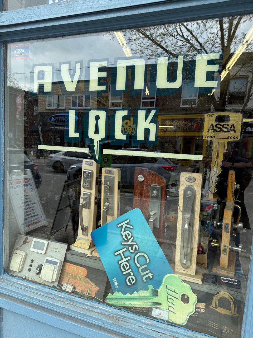 Key cutting machines at Avenue Lock & Safe